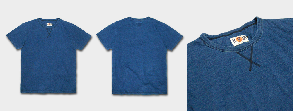 オンラインショップ限定「-藍を重ねる-インディゴTシャツ」 | AUSTERE JAPAN KOROMO | オスティア・ジャパン衣